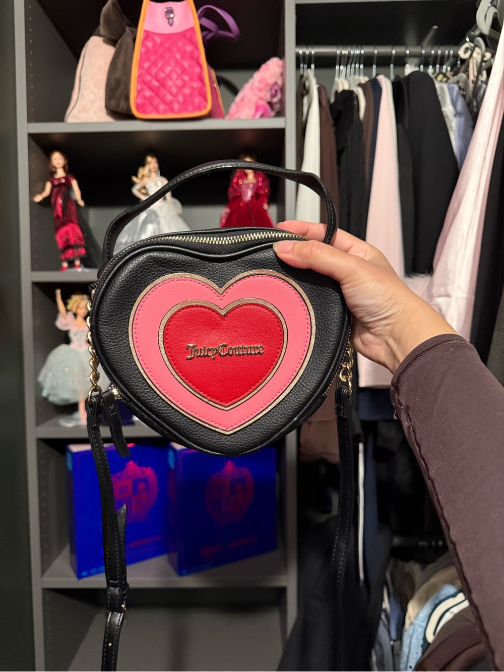 2/$60 💕 heart shaped juicy couture crossbody